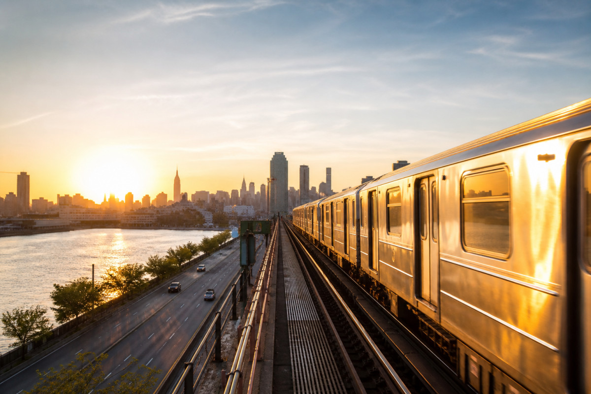 Public transport tour of New York