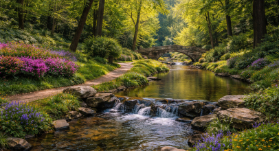 Dumbarton Oaks Park in Washington