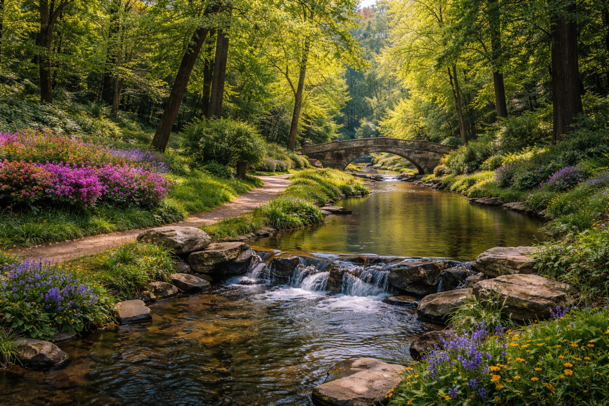 Dumbarton Oaks Park in Washington
