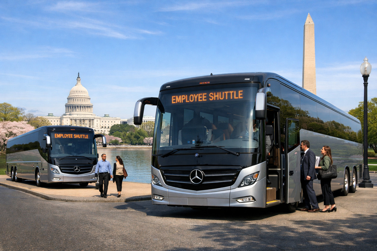 Employee shuttle services in Washington