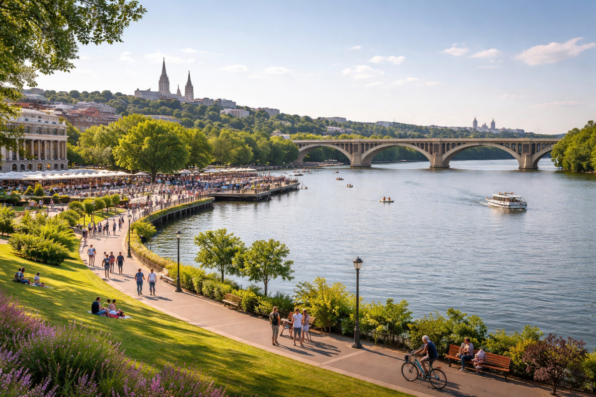 Georgetown Waterfront Park in Washington