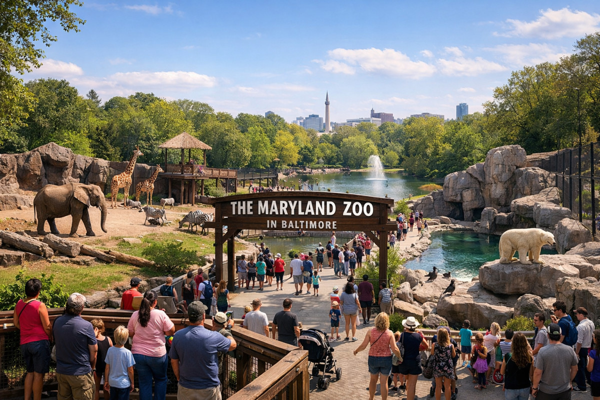 Maryland Zoo in Baltimore in Washington
