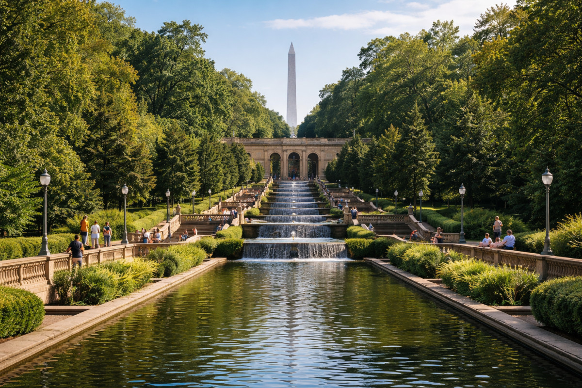 Meridian Hill Park in Washington