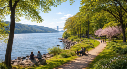 Riverdale Park in the Bronx, New York City