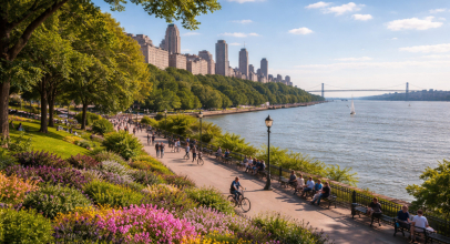 Riverside Park in Manhattan, New York City