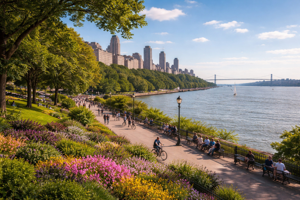 Riverside Park in Manhattan, New York City