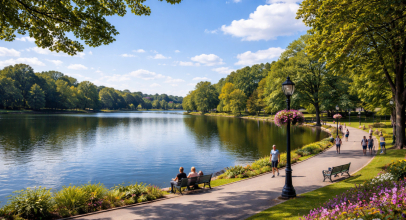 Silver Lake Park in Staten Island, New York City