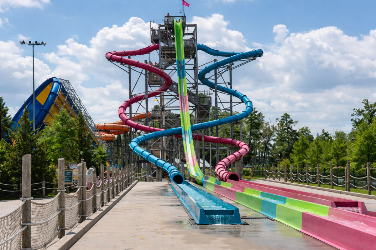 Six Flags Hurricane Harbor near New York City