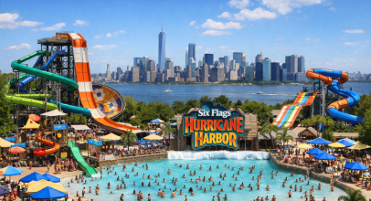 Six Flags Hurricane Harbor near New York City