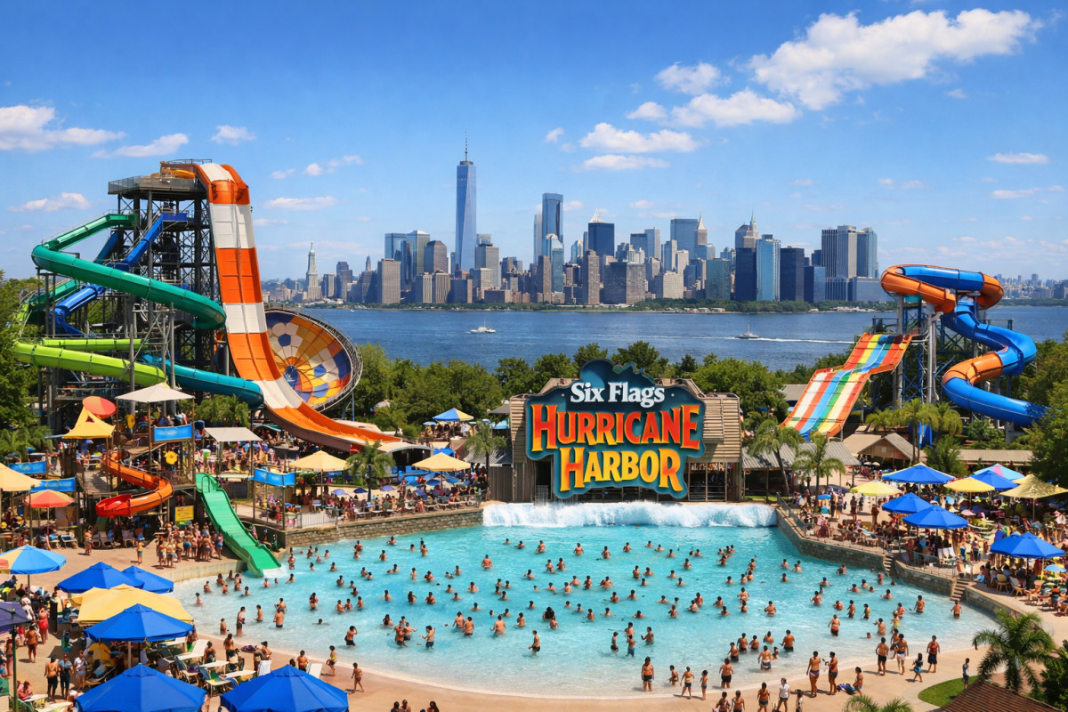 Six Flags Hurricane Harbor near New York City
