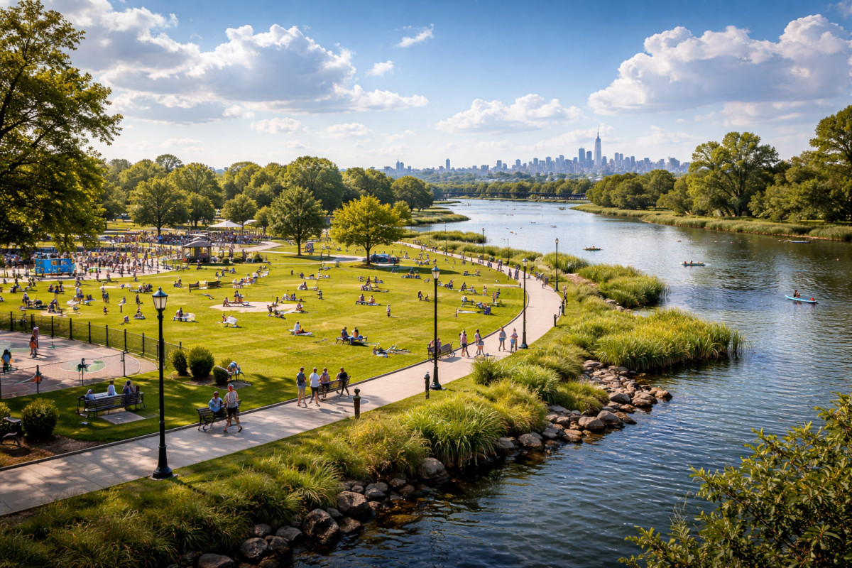 Soundview Park in the Bronx, New York City
