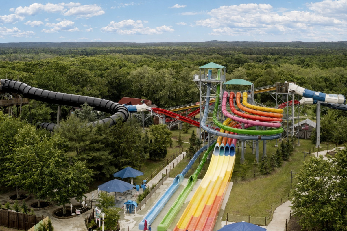 Splish Splash Water Park near New York City
