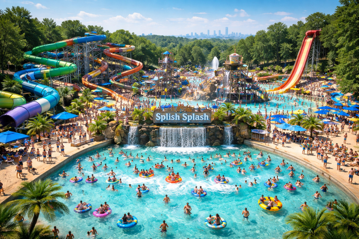 Splish Splash Water Park near New York City