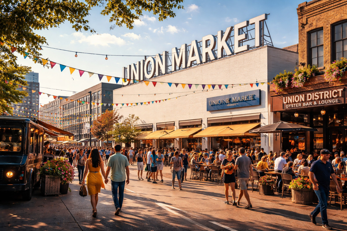 Union Market District in Washington