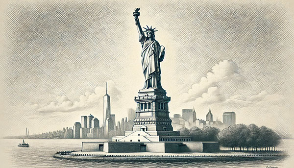 THE STATUE OF LIBERTY