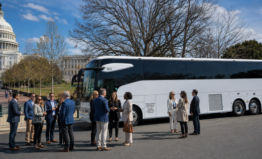 New York charter bus