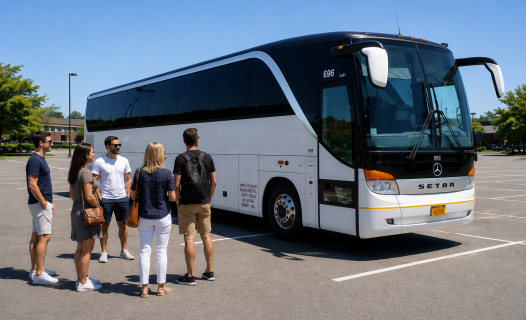 New York charter bus