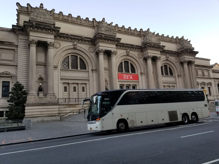 bus charter metropolitan museum of art