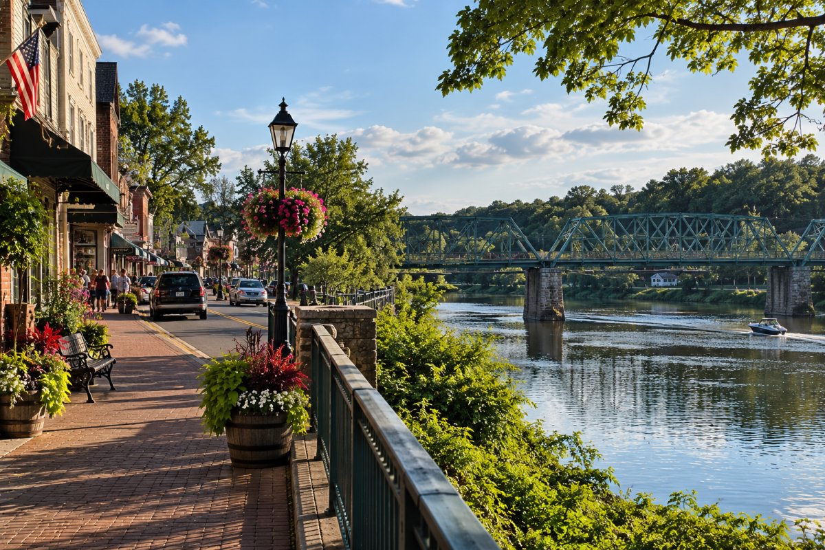 4. New Hope, Pennsylvania: A Scenic Alternative
