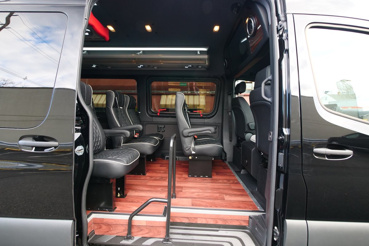 Types of charter buses for wedding transportation